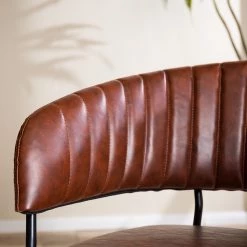 Ars manufacti Chaise à accoudoirs Acoma - Marron 18 Ars manufacti Chaise à accoudoirs Acoma - Marron -Meubles de salle à manger Soldes Magasin 1000274886 220519 031 DETAILS P000000001000274886