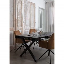 Red Living Chaises à accoudoirs Atina (lot de 2) - Marron clair -Meubles de salle à manger Soldes Magasin 1000275335 210629 14365700059 MOOD DETAILS P000000001000275335 mood