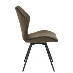 Red Living Chaise capitonnée Theres - Marron-noir - Lot de 2 -Meubles de salle à manger Soldes Magasin 1000275550 210622 10223700004 DETAILS P000000001000275550