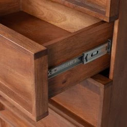 Red Living Buffet Borro I - Manguier massif / Métal - Manguier / Noir -Meubles de salle à manger Soldes Magasin 1000275670 210630 12481600319 DETAILS P000000001000275670