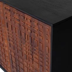 Red Living Buffet Dynk - Sheesham massif - Sheesham / Noir -Meubles de salle à manger Soldes Magasin 1000275674 210630 12481700343 DETAILS P000000001000275674