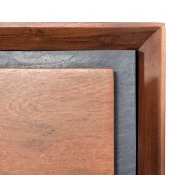 Ars manufacti Commode Envo - Acacia massif / Placage en pierre - Acacia / Ardoise -Meubles de salle à manger Soldes Magasin 1000276040 220120 08510700064 DETAILS P000000001000276040