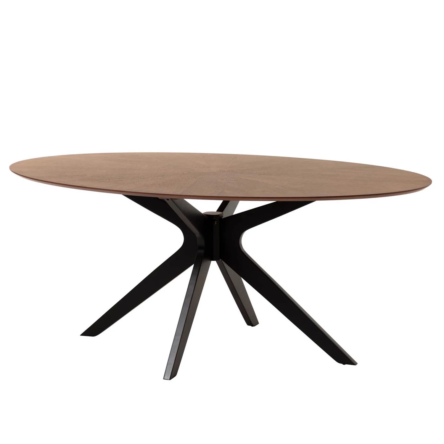 Mørteens Table Amalie - Imitation noyer / Noir 1 Mørteens Table Amalie - Imitation noyer / Noir