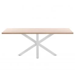 Loftscape Table Karmi II - Imitation chêne - Largeur : 200 cm - Blanc -Meubles de salle à manger Soldes Magasin 1000276537 210629 15001400043 DETAILS P000000001000276537