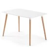 Mørteens Table Algona - Blanc / Imitation chêne