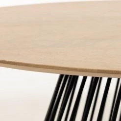 Norrwood Table Kooskia II - Manguier massif / Fer - Manguier massif / Noir -Meubles de salle à manger Soldes Magasin 1000276604 210629 15002100418 DETAILS P000000001000276604
