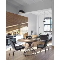 Mørteens Table Asyan - Imitation chêne / Noir 13 Mørteens Table Asyan - Imitation chêne / Noir -Meubles de salle à manger Soldes Magasin 1000276623 210629 15002300495 MOOD DETAILS P000000001000276623 mood