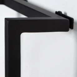 Ars manufacti Étagère murale Kaawo II - Acacia massif / Métal - Acacia / Noir - Hauteur : 100 cm -Meubles de salle à manger Soldes Magasin 1000276821 220719 039 DETAILS P000000001000276821