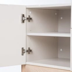 Studio Copenhagen Enfilade Cooby II - Blanc / Chêne -Meubles de salle à manger Soldes Magasin 1000276948 220713 045 DETAILS P000000001000276948