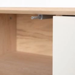 Studio Copenhagen Enfilade Maayka I - Partiellement en chêne massif - Blanc / Chêne clair -Meubles de salle à manger Soldes Magasin 1000277378 220803 034 DETAILS P000000001000277378