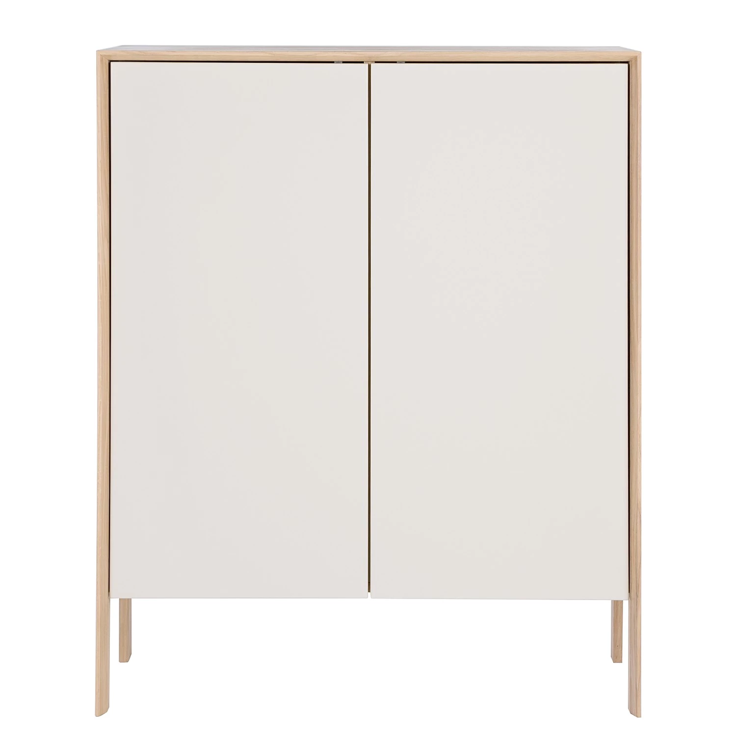 Studio Copenhagen Buffet Maayka - Partiellement en chêne massif - Blanc / Chêne clair 5 Studio Copenhagen Buffet Maayka - Partiellement en chêne massif - Blanc / Chêne clair – Image 5