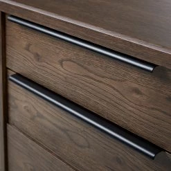 Red Living Buffet Berck - Placage en bois véritable - Chêne fumé / Noir 16 Red Living Buffet Berck - Placage en bois véritable - Chêne fumé / Noir -Meubles de salle à manger Soldes Magasin 1000277640 210706 14081300070 DETAILS P000000001000277640