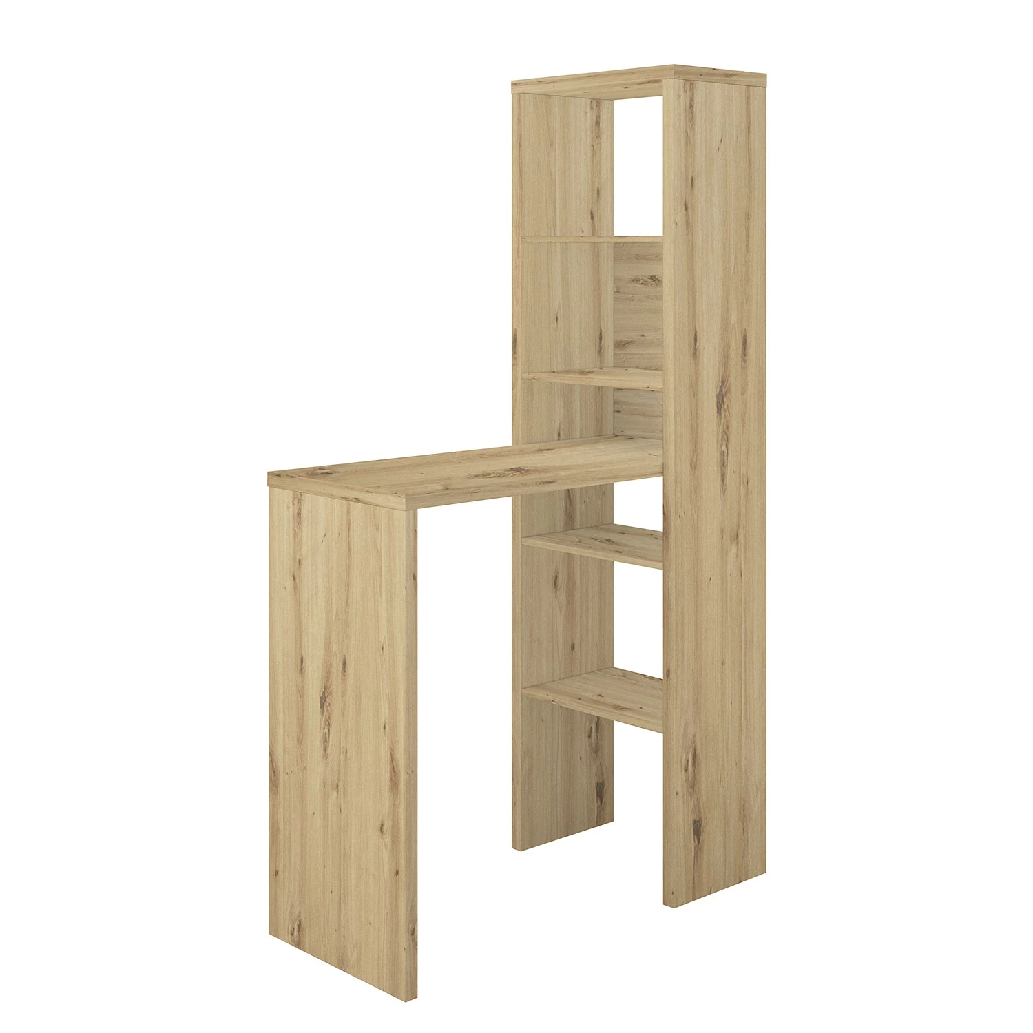 Loftscape Table haute Alencon - Imitation chêne Artisan 1 Loftscape Table haute Alencon - Imitation chêne Artisan