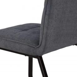 Loftscape Chaises capitonnées Tilton I (lot de 2) - Gris foncé -Meubles de salle à manger Soldes Magasin 1000281508 210809 12360100035 DETAILS P000000001000281508