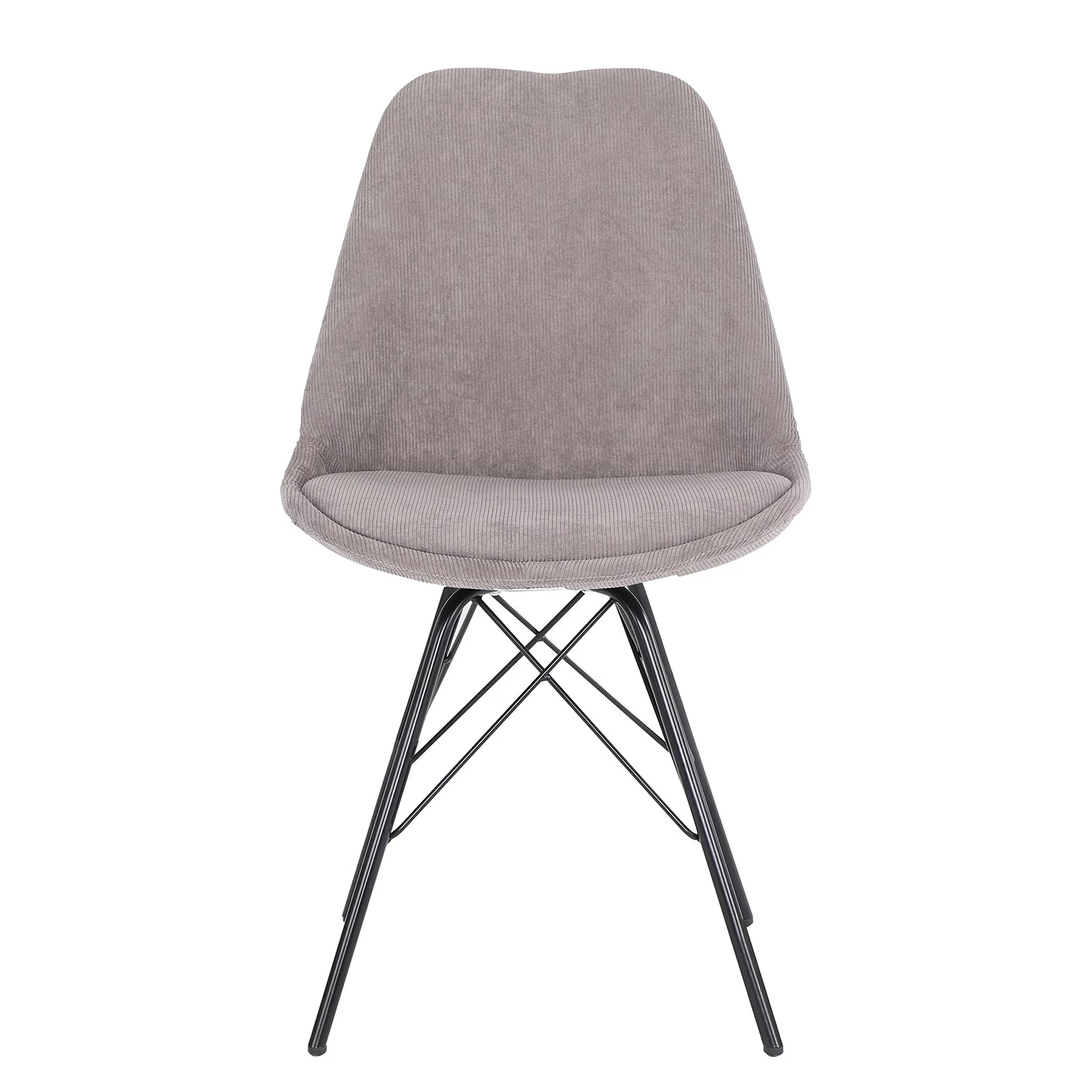 Loftscape Chaises capitonnées Flekke II (lot de 2) - gris 4 Loftscape Chaises capitonnées Flekke II (lot de 2) - gris – Image 4