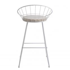 Ars manufacti Chaise de bar Ceza (lot de 2) - Sable / Blanc -Meubles de salle à manger Soldes Magasin 1000281743 220324 050 DETAILS P000000001000281743