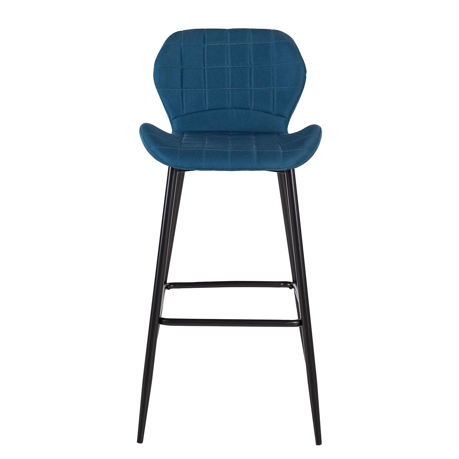 Ars manufacti Chaises de bar Fia (lot de 2) - Bleu brillant 3 Ars manufacti Chaises de bar Fia (lot de 2) - Bleu brillant – Image 3
