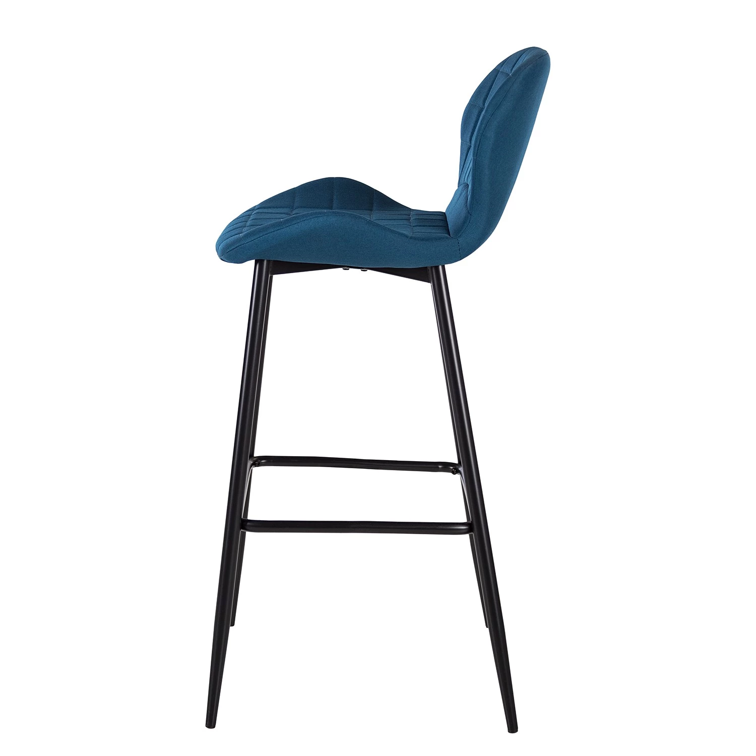 Ars manufacti Chaises de bar Fia (lot de 2) - Bleu brillant 4 Ars manufacti Chaises de bar Fia (lot de 2) - Bleu brillant – Image 4