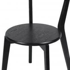 Studio Copenhagen Chaises Flori (lot de 2) - Partiellement en frêne massif - Frêne / Noir -Meubles de salle à manger Soldes Magasin 1000281761 220816 041 DETAILS P000000001000281761