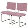 Fredriks Chaises cantilever Feliz (lot de 2) - Rose