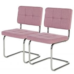 Fredriks Chaises cantilever Feliz (lot de 2) - Rose