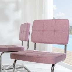 Fredriks Chaises cantilever Feliz (lot de 2) - Rose -Meubles de salle à manger Soldes Magasin 1000281763 220802 023 MOOD DETAILS P000000001000281763 mood