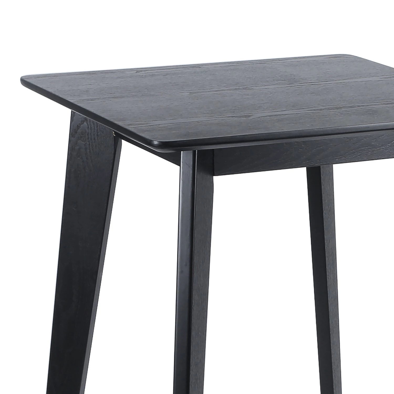 Studio Copenhagen Table haute Gilby - Partiellement en frêne massif / Acier - Noir / Chrome 2 Studio Copenhagen Table haute Gilby - Partiellement en frêne massif / Acier - Noir / Chrome – Image 2