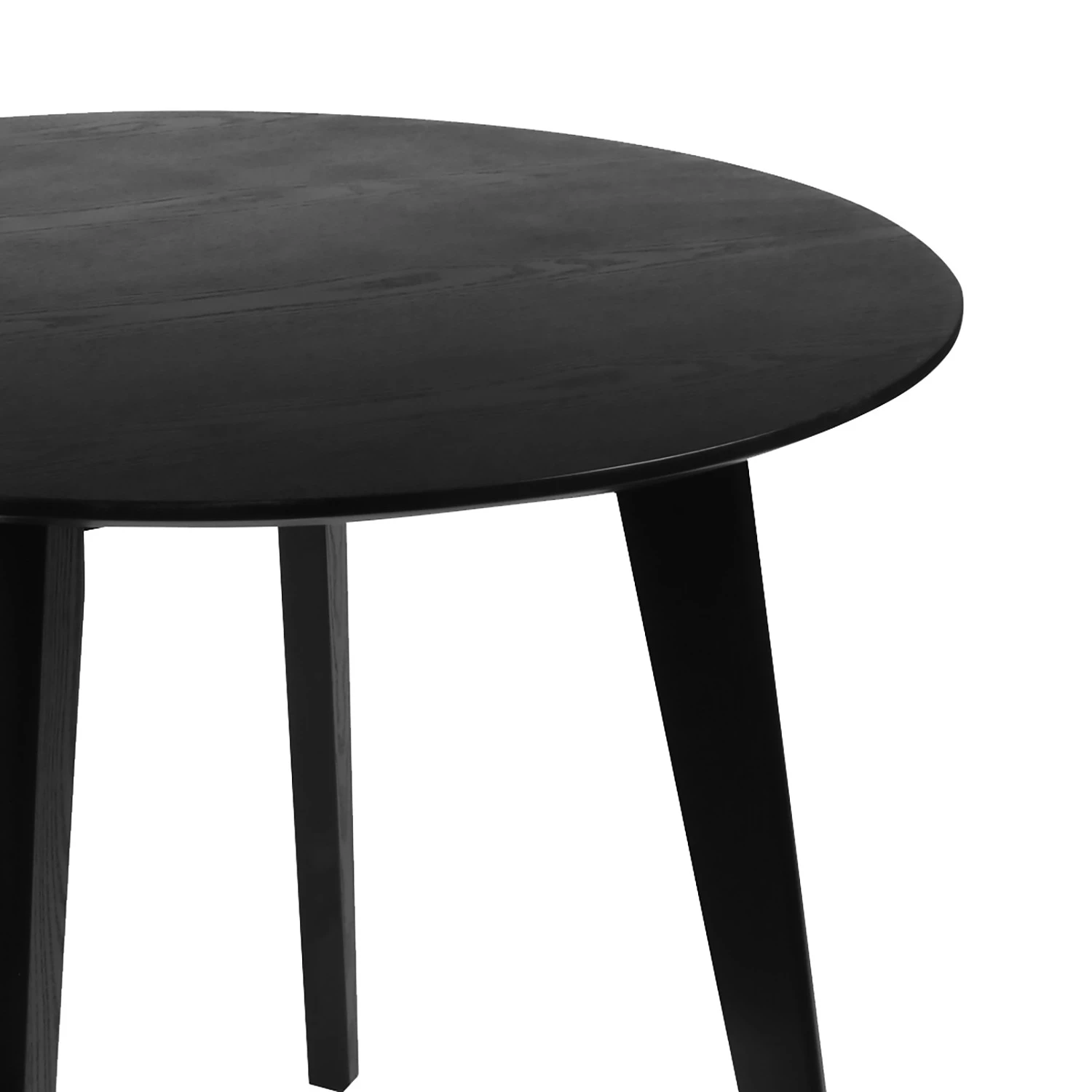 Studio Copenhagen Table Flint - Partiellement en frêne massif - Frêne / Noir 2 Studio Copenhagen Table Flint - Partiellement en frêne massif - Frêne / Noir – Image 2