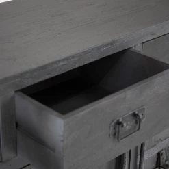 Wolf-Möbel Buffet Container - Acacia Gris -Meubles de salle à manger Soldes Magasin 1000281790 220616 039 DETAILS P000000001000281790