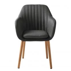 Mørteens Chaises à accoudoirs Tilanda - Tissu / Chêne massif - Tissu Cors: Gris foncé - Lot de 2 6 Mørteens Chaises à accoudoirs Tilanda - Tissu / Chêne massif - Tissu Cors: Gris foncé - Lot de 2 -Meubles de salle à manger Soldes Magasin 1000281922 210819 09372800268 DETAILS P000000001000281922