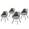 Mørteens Chaise à accoudoirs Melbu - Lot de 4