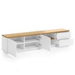 Loftscape Meuble TV Agueda - Imitation marbre blanc / Noir 14 Loftscape Meuble TV Agueda - Imitation marbre blanc / Noir -Meubles de salle à manger Soldes Magasin 1000282700 210729 06154700080 DETAILS P000000001000282700