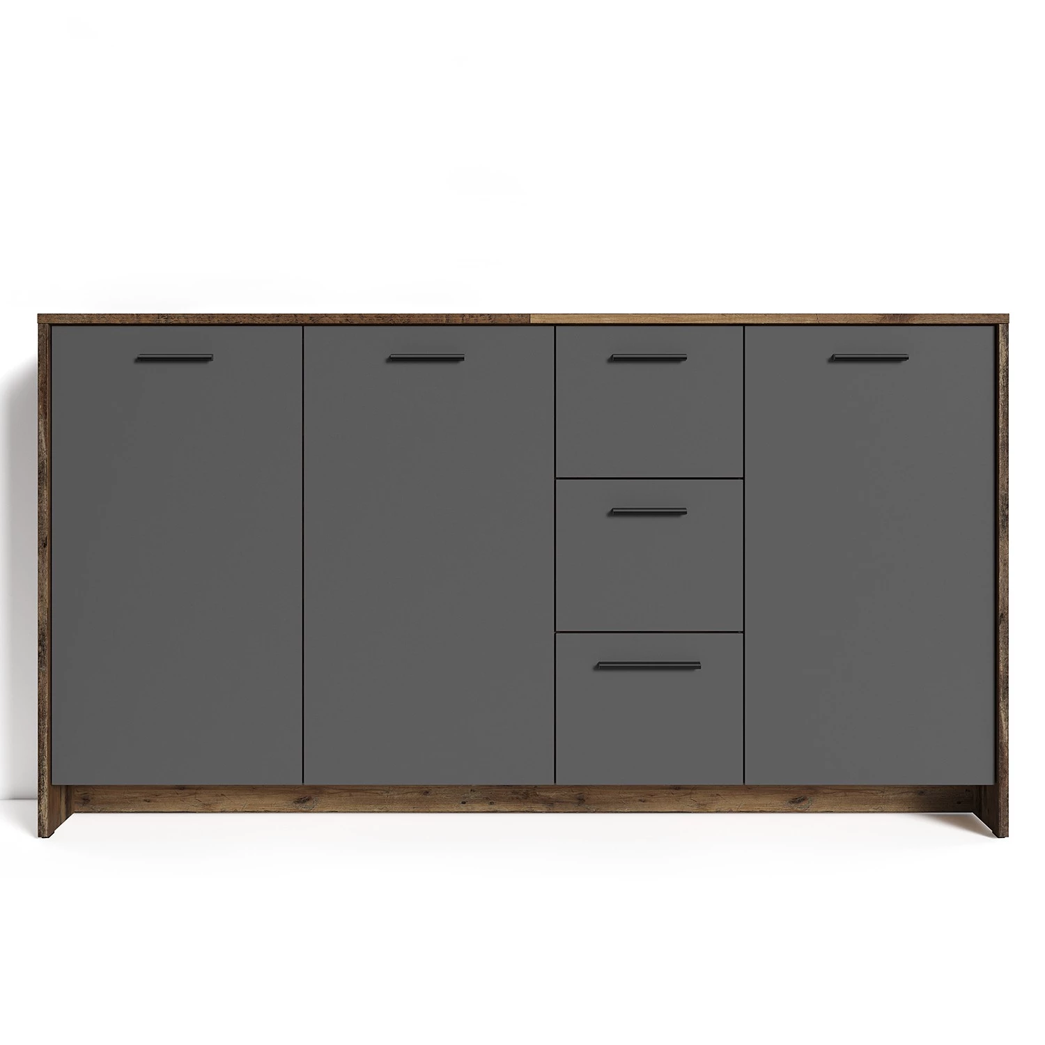 Fredriks Enfilade Edgeworth - Imitation bois ancien / Anthracite 3 Fredriks Enfilade Edgeworth - Imitation bois ancien / Anthracite – Image 3
