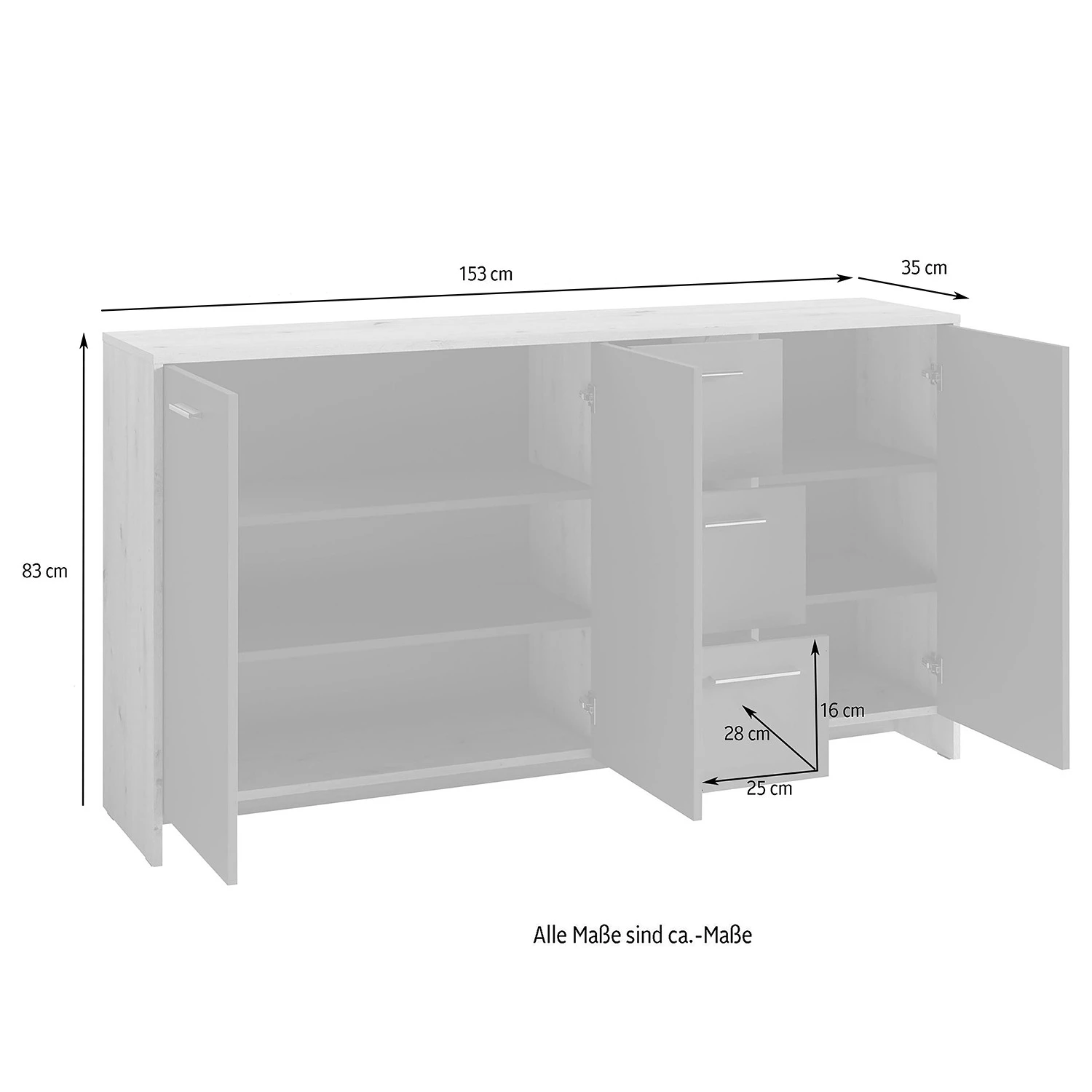 Fredriks Enfilade Edgeworth - Imitation bois ancien / Anthracite 7 Fredriks Enfilade Edgeworth - Imitation bois ancien / Anthracite – Image 7