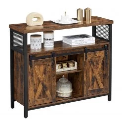 Red Living Buffet Hazlet II - Marron / Noir 12 Red Living Buffet Hazlet II - Marron / Noir -Meubles de salle à manger Soldes Magasin 1000283942 210810 15023700067 DETAILS P000000001000283942