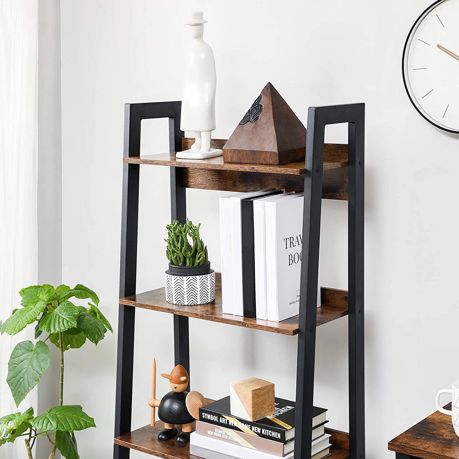 Red Living Étagère Leesville V - Marron / Noir 5 Red Living Étagère Leesville V - Marron / Noir – Image 5