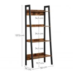 Red Living Étagère Leesville V - Marron / Noir 11 Red Living Étagère Leesville V - Marron / Noir -Meubles de salle à manger Soldes Magasin 1000283964 210813 06355300210 SKETCH DETAILS P000000001000283964 sketch