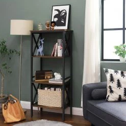 Red Living Étagère Molalla II - Marron / Noir -Meubles de salle à manger Soldes Magasin 1000283987 210813 06360200305 MOOD DETAILS P000000001000283987 mood