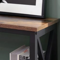 Red Living Étagère Molalla II - Marron / Noir -Meubles de salle à manger Soldes Magasin 1000283987 210813 06360200308 DETAILS P000000001000283987