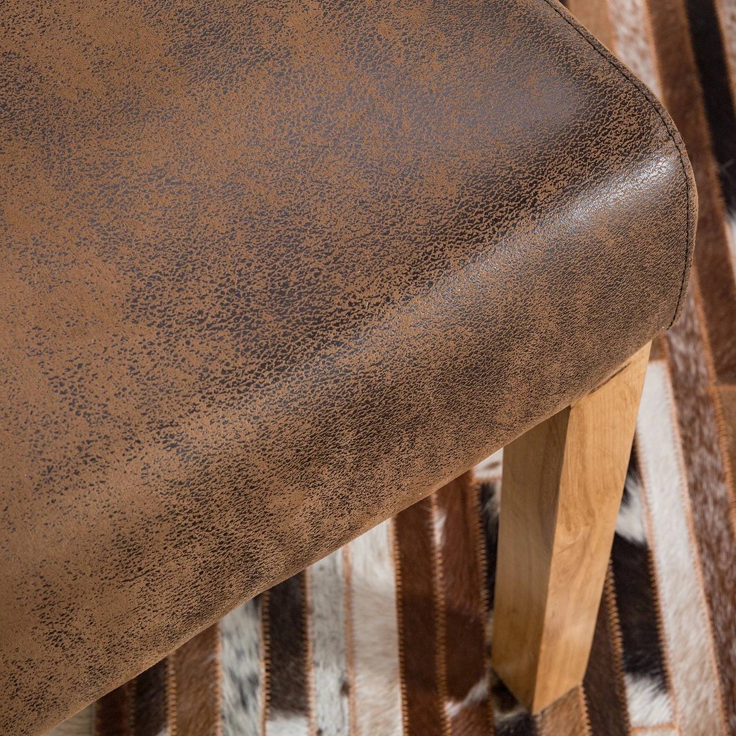 Ars Natura Chaise capitonnée Nello III - Lot de 4 8 Ars Natura Chaise capitonnée Nello III - Lot de 4 – Image 8