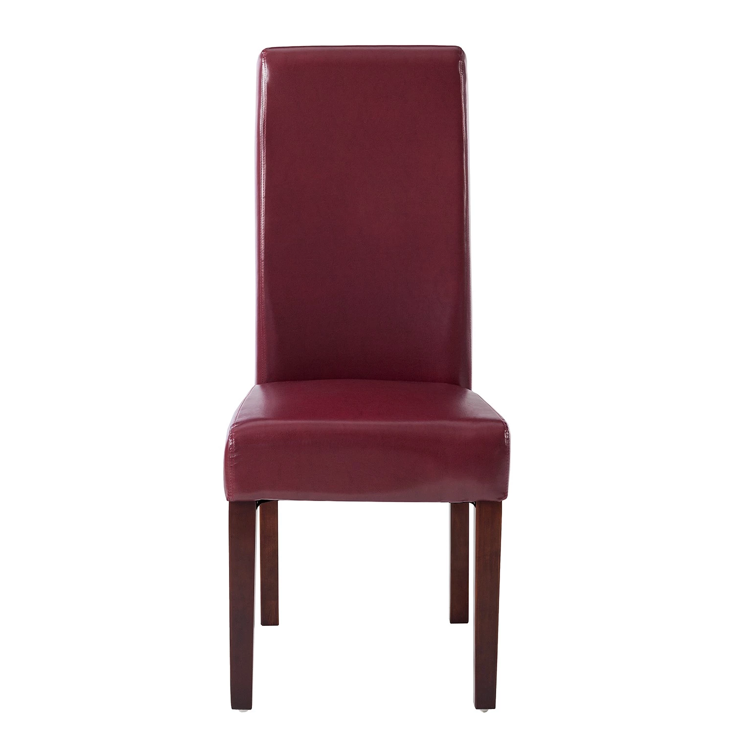 Ars Natura Chaises capitonnées Nello I (lot de 2) - similicuir / Hévéa massif - Marron foncé - Carmin - Lot de 4 3 Ars Natura Chaises capitonnées Nello I (lot de 2) - similicuir / Hévéa massif - Marron foncé - Carmin - Lot de 4 – Image 3