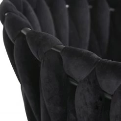 Jack & Alice Chaise à accoudoirs Feltham - Noir -Meubles de salle à manger Soldes Magasin 1000284292 210813 06021600014 DETAILS P000000001000284292