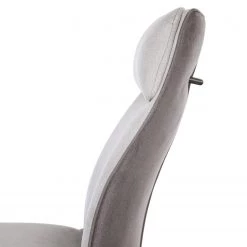 Fredriks Chaises cantilever Altoona (lot de 2) - Tissage à plat / Métal - Gris foncé et gris clair / Noir mat -Meubles de salle à manger Soldes Magasin 1000285150 220617 038 DETAILS P000000001000285150