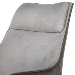 Fredriks Chaise à accoudoirs Altoona - Tissage à plat / Métal - Gris foncé et gris clair / Noir mat -Meubles de salle à manger Soldes Magasin 1000285151 220617 037 DETAILS P000000001000285151