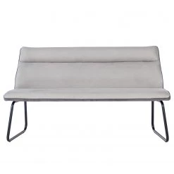 Fredriks Banc Altoona - Tissage à plat / Métal - Gris foncé et gris clair / Noir mat -Meubles de salle à manger Soldes Magasin 1000285153 220617 032 DETAILS P000000001000285153