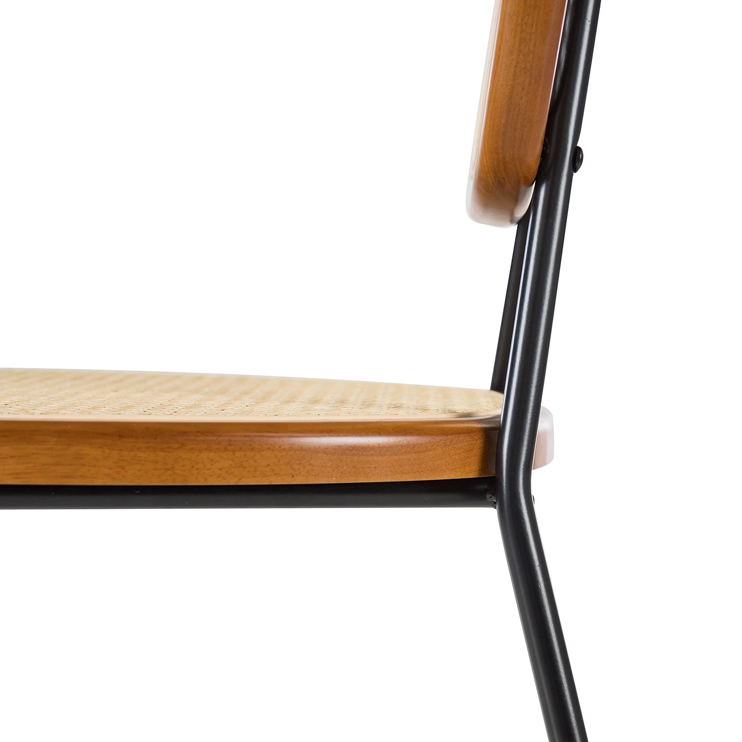 Maison Belfort Chaises Ramona (lot de 2) - Rotin & Hêtre massif / Acier - Beige & Hêtre / Chrome 9 Maison Belfort Chaises Ramona (lot de 2) - Rotin & Hêtre massif / Acier - Beige & Hêtre / Chrome – Image 9