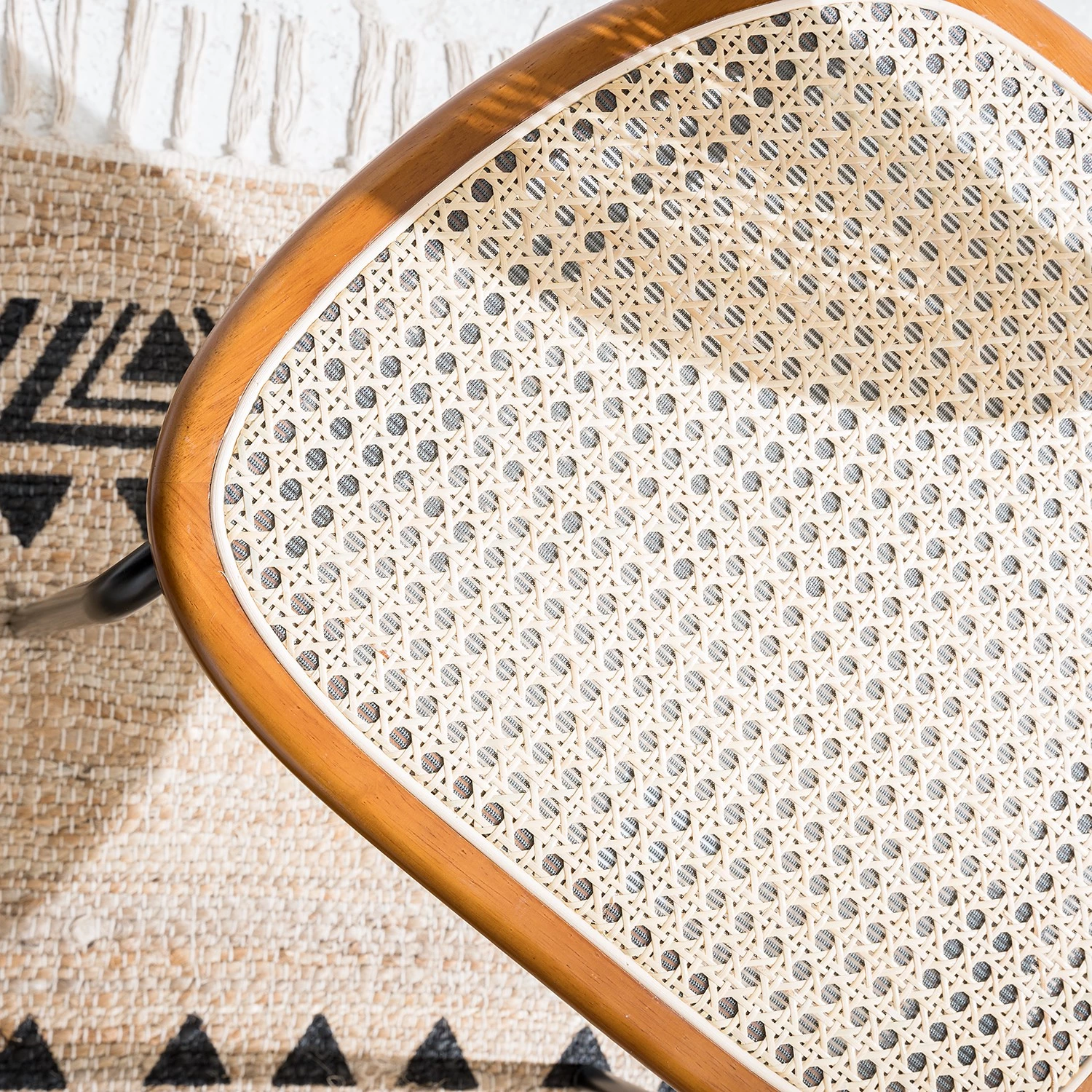 Maison Belfort Chaises Ramona (lot de 2) - Rotin & Hêtre massif / Acier - Beige & Hêtre / Chrome 15 Maison Belfort Chaises Ramona (lot de 2) - Rotin & Hêtre massif / Acier - Beige & Hêtre / Chrome – Image 15