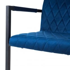 Ars manufacti Chaise à accoudoirs Finga II - Bleu -Meubles de salle à manger Soldes Magasin 1000285319 220810 034 DETAILS P000000001000285319