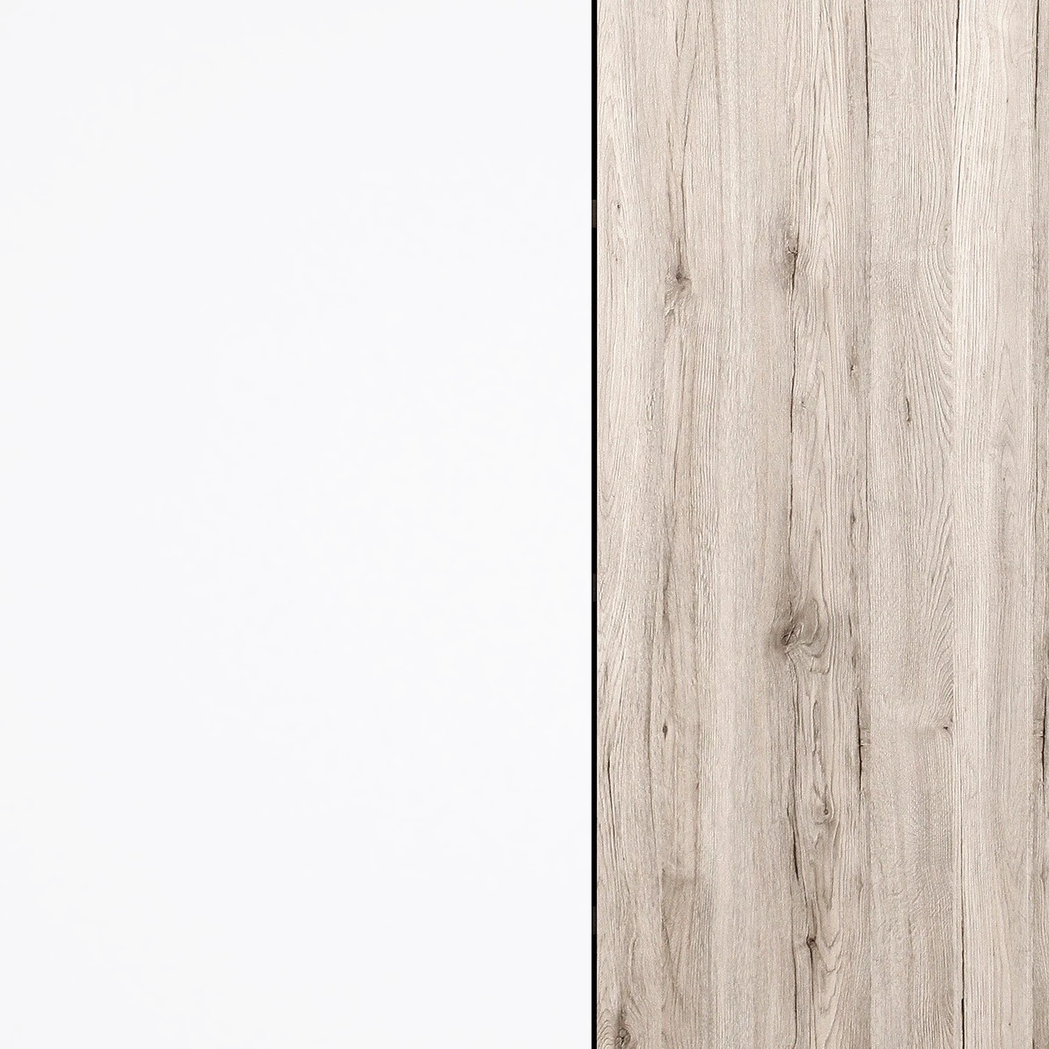 Loftscape Buffet Ballito - Blanc / Imitation chêne sable - Largeur : 83 cm 3 Loftscape Buffet Ballito - Blanc / Imitation chêne sable - Largeur : 83 cm – Image 3