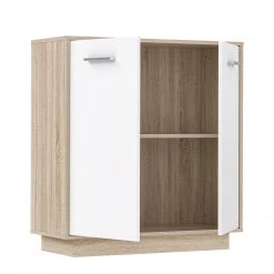 Loftscape Buffet Aracala - Blanc / Imitation chêne de Sonoma -Meubles de salle à manger Soldes Magasin 1000285707 210813 14521500065 DETAILS P000000001000285707